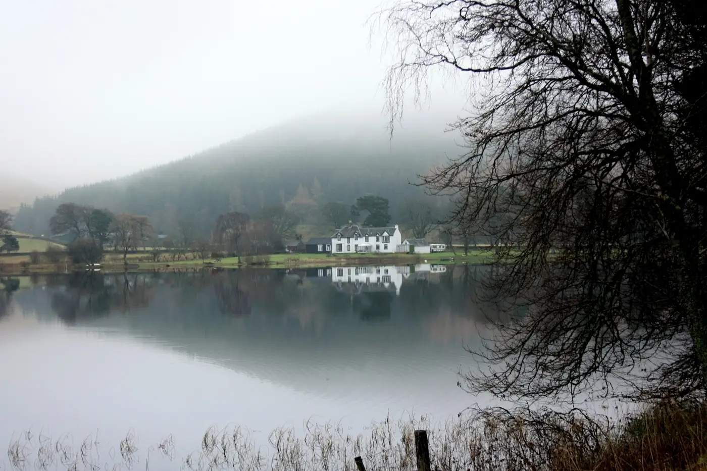 Loch Lomond, Scotland’s largest freshwater loch, surrounded by lush green mountains